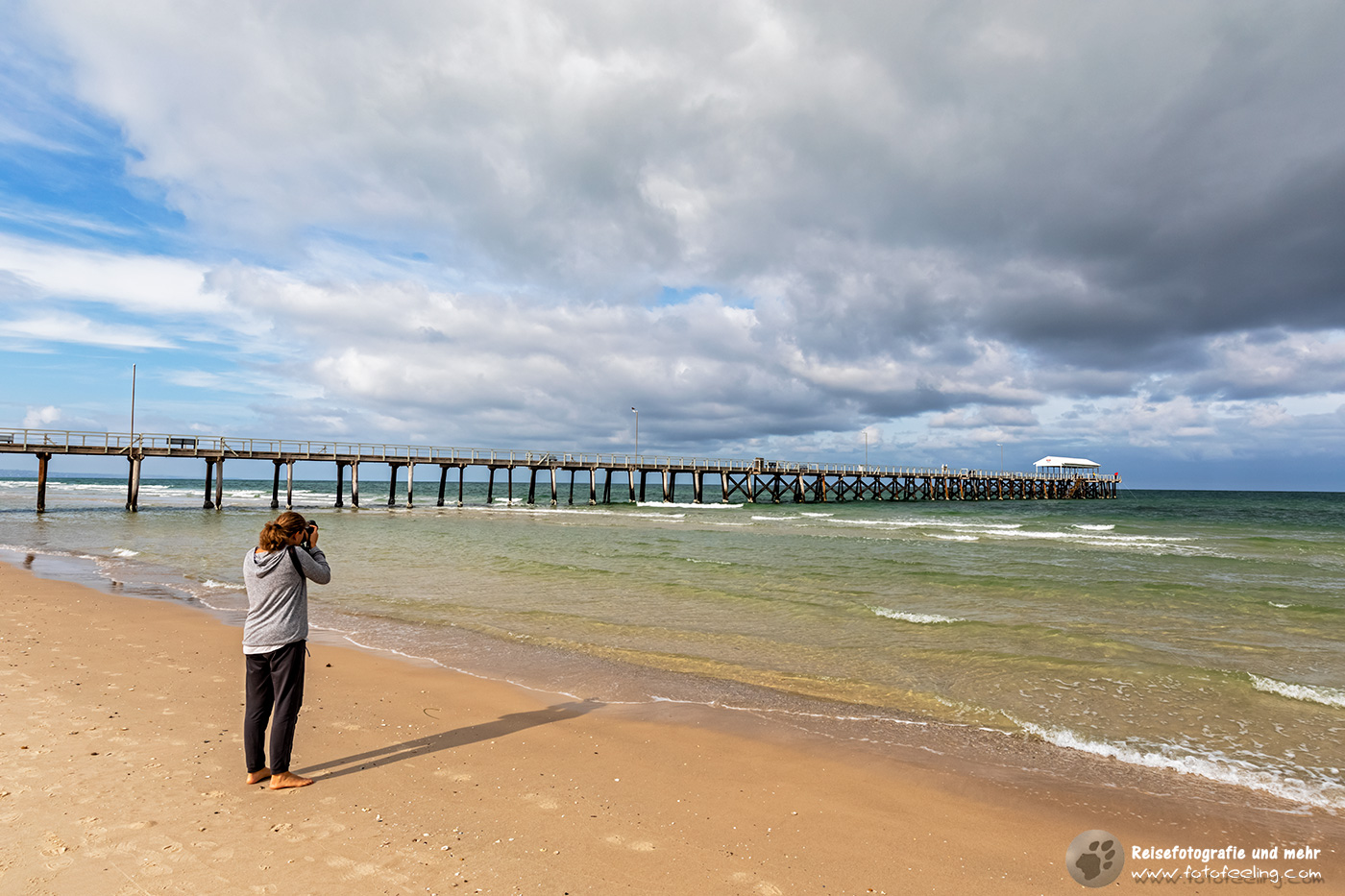 Henley Beach Jetty, Adelaide, South Australia, Australien