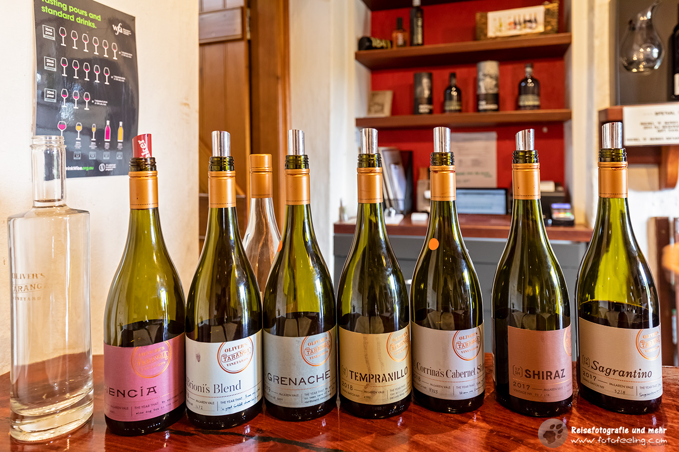 Tolle Auswahl, Oliver’s Taranga Vineyards - Cellar Door and Winery, McLaren Valley, South Australia, Australien