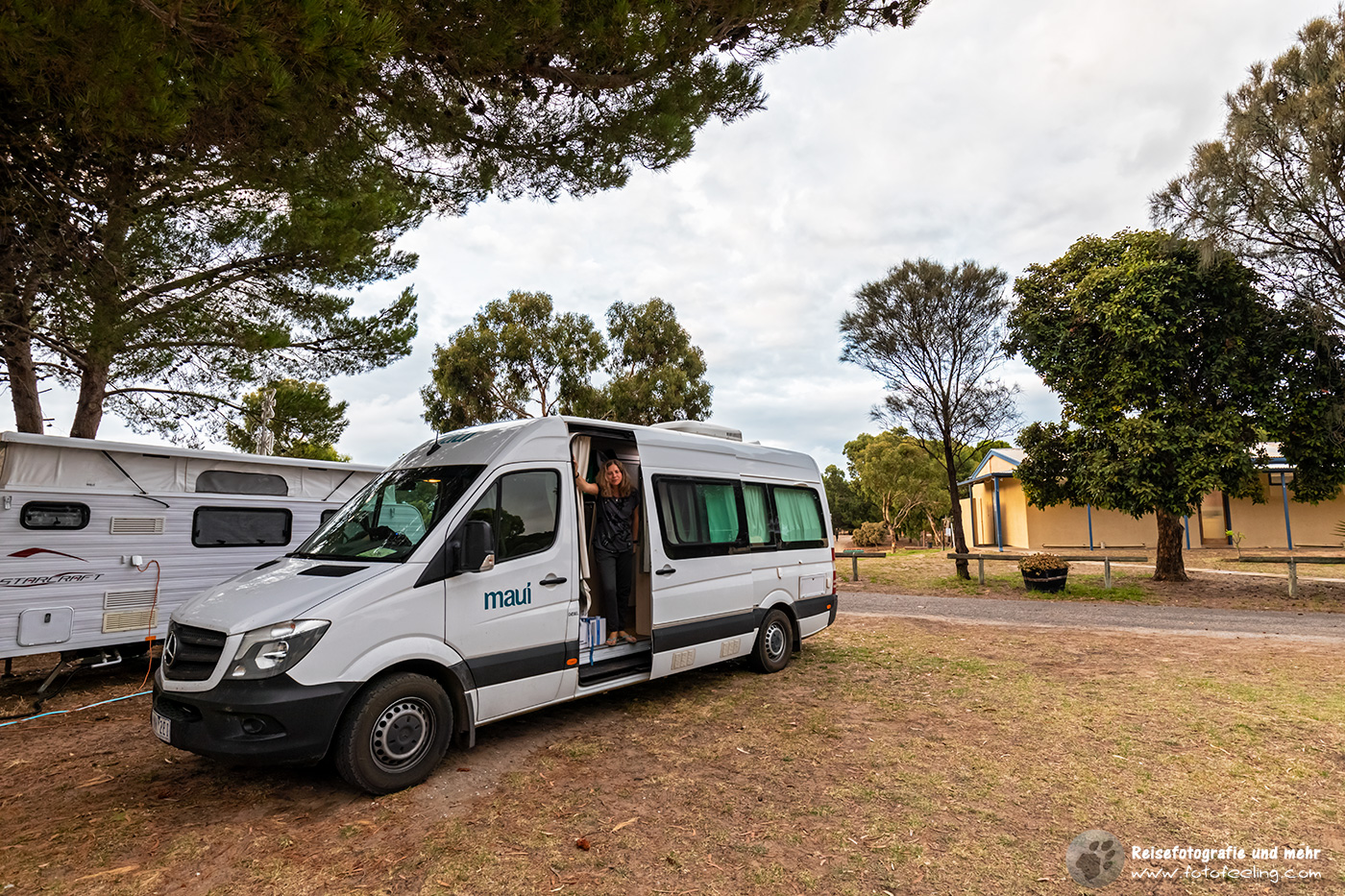 Hindmarsh Island Caravan Park, South Australia, Australien