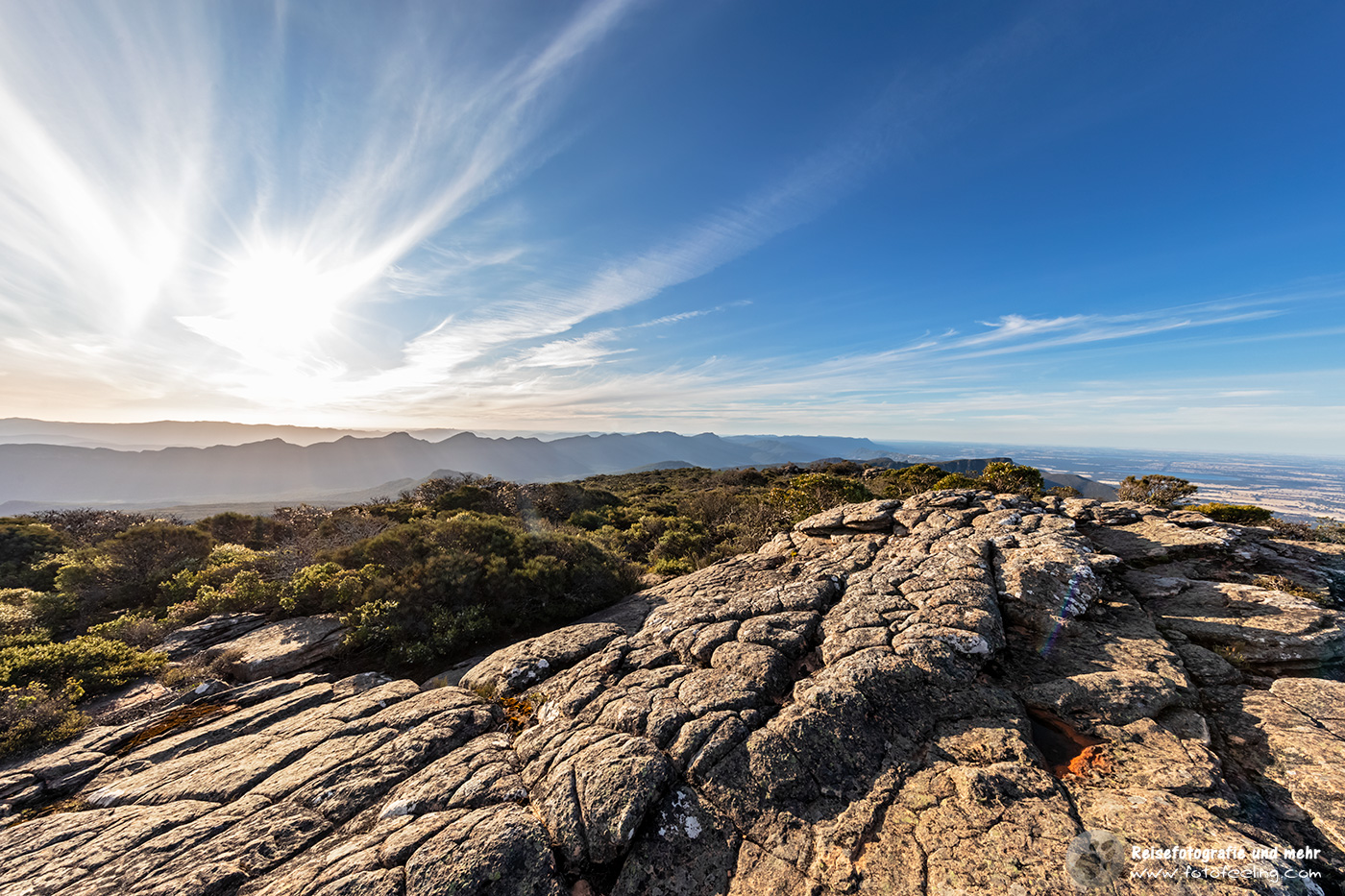 Major Mitchell Plateau, Mount William, Grampians Nationalpark, Victoria, Australien