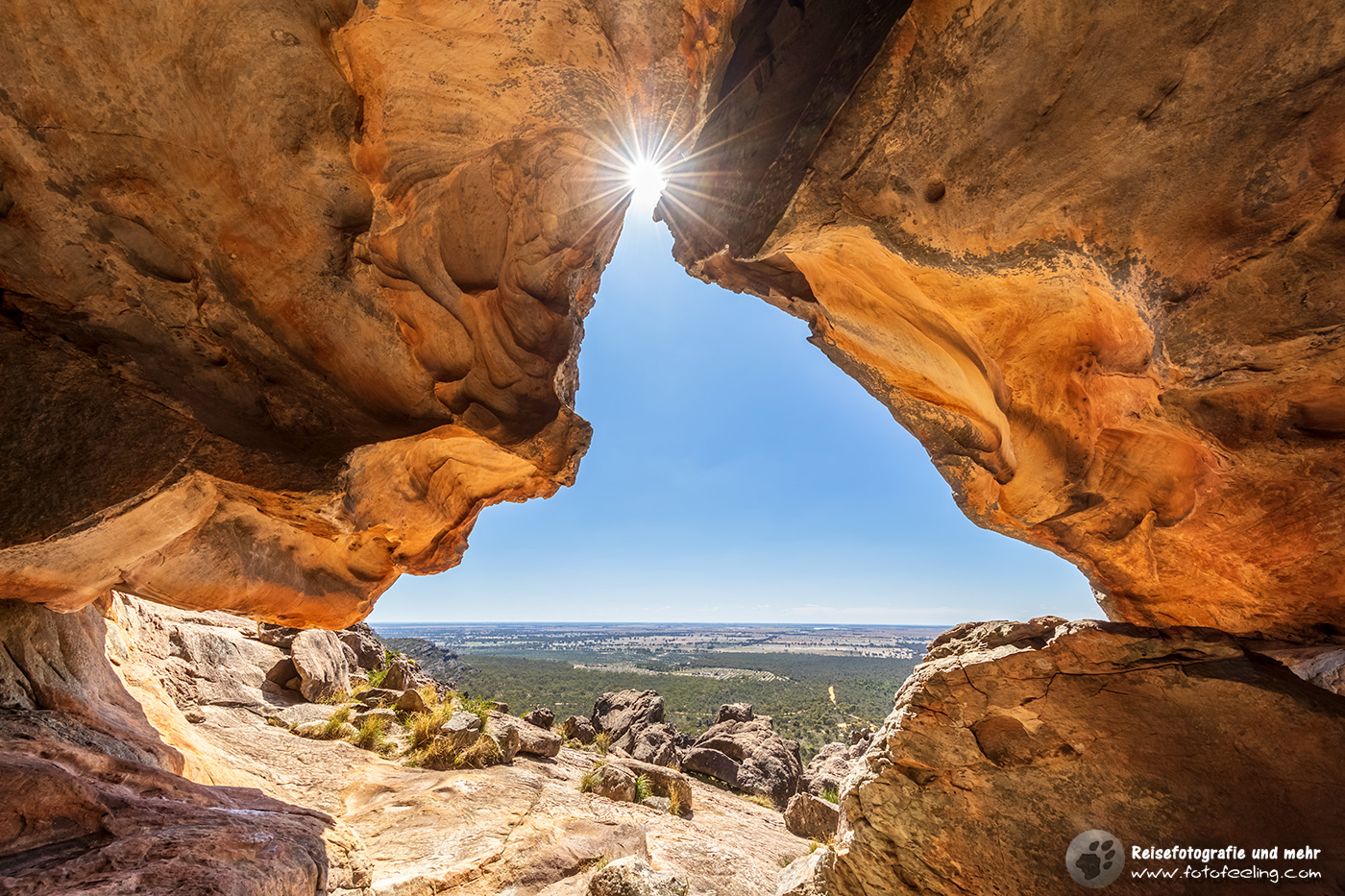 Hollow Cave, Hollow Mountain Trail, Grampians Nationalpark, Victoria, Australien