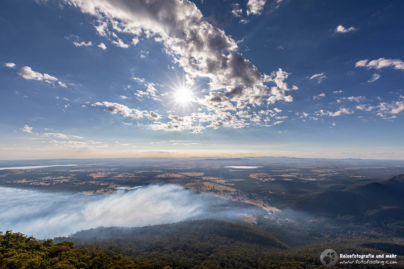 Aussicht vom Boroka Lookout, Grampians Nationalpark, Victoria, Australien