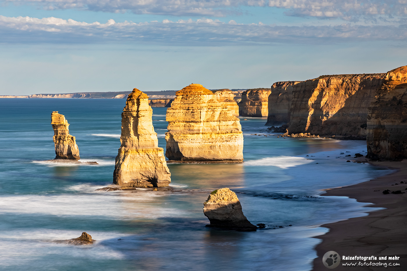 Aussicht auf die Zwölf Apostel (
Twelve Apostles), Great Ocean Road, Victoria, Australien