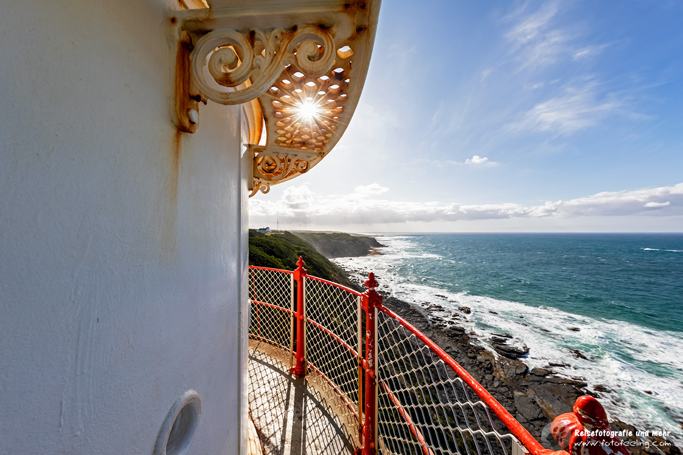 Tolle Aussicht auf die Küste, Cape Otway Lighthouse, Cape Otway, Victoria, Australien
