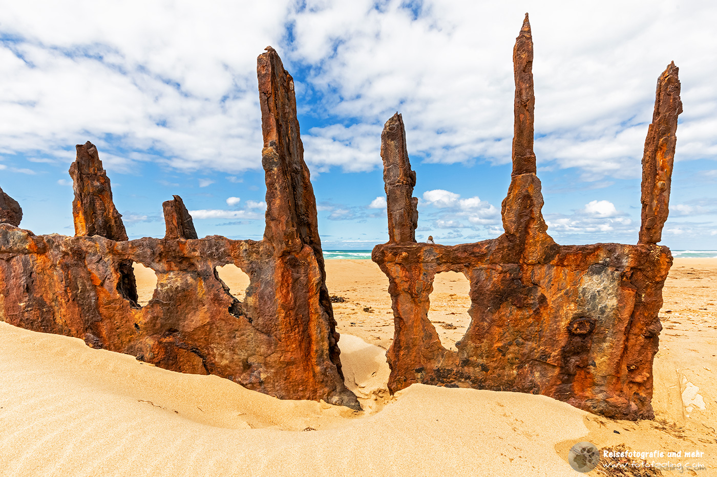 Trinculo Ship Wreck, The Wreck Beach, Victoria, Australien