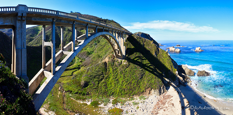 Bixby Creek Bridge, California State Route 1, Highway 1, Big Sur, Kalifornien, Amerika