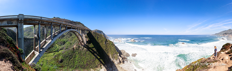 Rocky Creek Bridge, California State Route 1, Highway 1, Big Sur, Kalifornien, Amerika