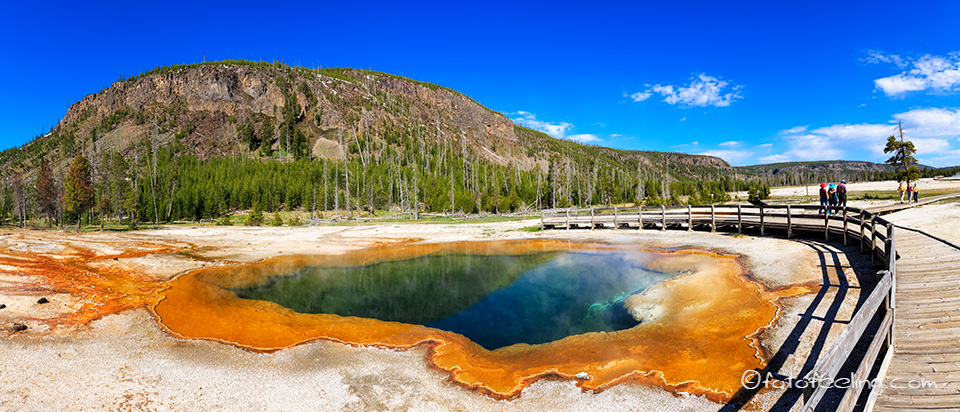 Emerald Pool, Black Sand Basin, Yellowstone Nationalpark, Wyoming, Amerika