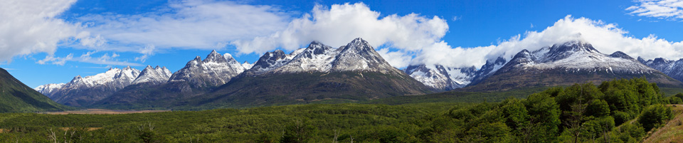 Bergwelt auf Feuerland, Argentinien