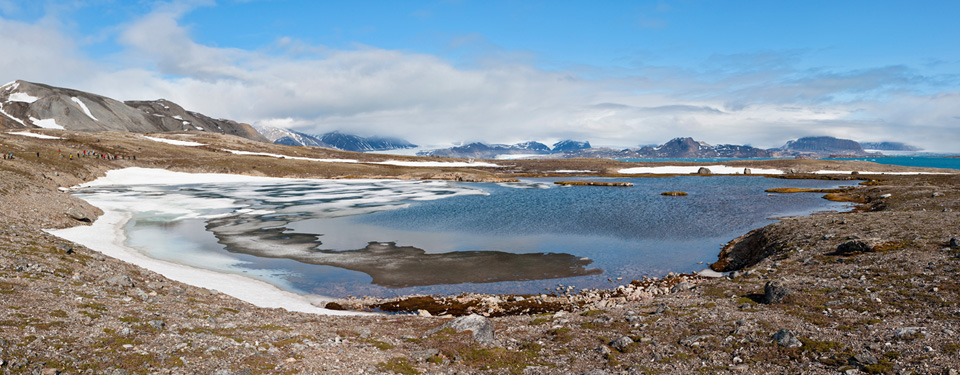 Blomstrandhalvøya, Kongsfjorden, Spitzbergen (Svalbard), Arktis, Norwegen