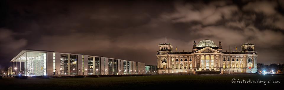 Paul-Löbe-Haus und Reichtagsgebäude, Berlin