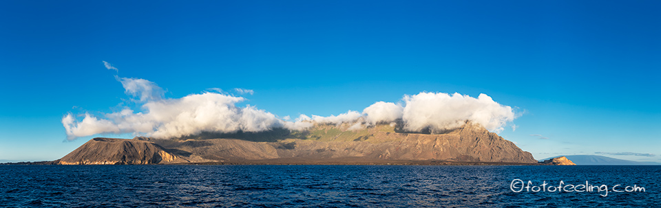 Insel Isabella mit Vulkankrater, Galapagos Inseln, Ecuador