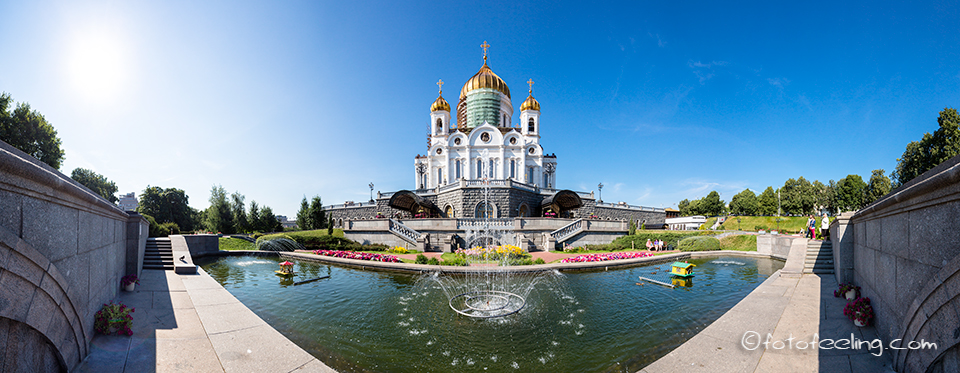 Christ-Erlöser-Kathedrale an der Moskwa - Moskau - Russland