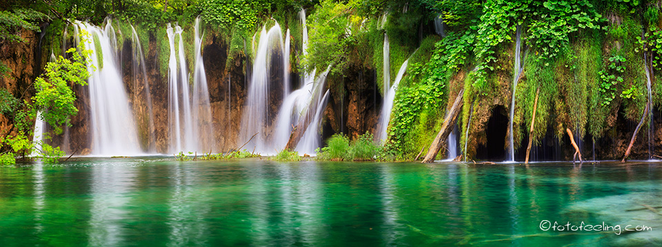 Wasserfälle, Plitvicer Seen Nationalpark, Kroatien