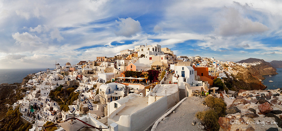 Oia von seiner schönsten Seite, Santorin