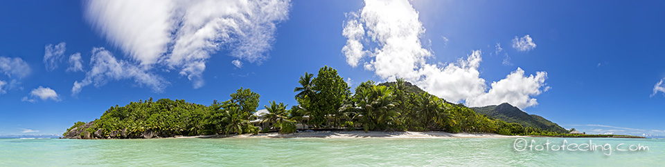 Strand am Hotel La Belle Tortue, Insel Silhouette, Seychellen
